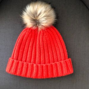 J crew red beanie